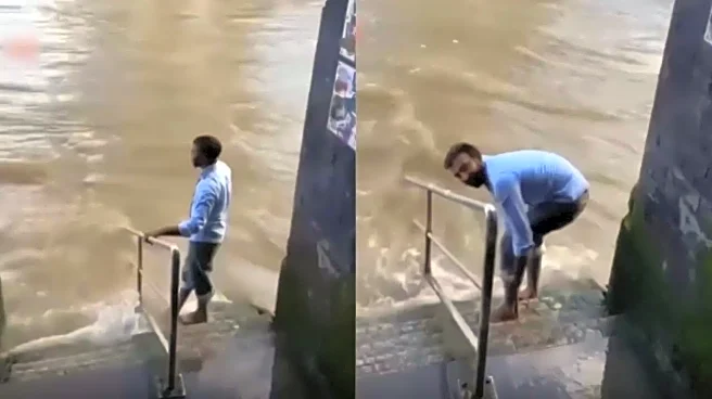 'Indian' Man Washes His Feet In London's Thames River; Video Sparks Massive Online War | WATCH