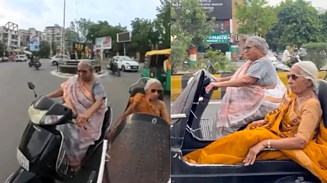 She’s 87, Single, And Riding Into Adventure With Her sister — Meet The Coolest 'Biker Dadi' On Instagram