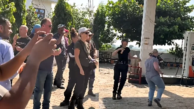Foreigners Turn Petrol Pump Into Dancing Stage, Groove To ‘Chunari Chunari’ In Rajasthan! WATCH