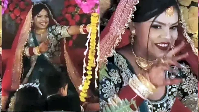 ‘Ladki Ki Baraat’: Prayagraj Bride Steals Show With ‘Reverse Wedding Procession’ To Groom’s House | VIDEO