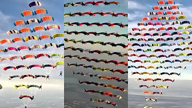 Jaw-Dropping Video Shows 104 Skydivers’ Never-Seen-Before Mid-Air Stunt, Set New World Record