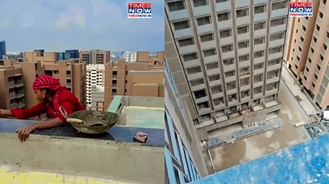 ‘Mummy Kitta Upper Kaam Kar Rhi Hain’: Kid Records Mom Working On High Rise Building’s Edge; Internet Moved