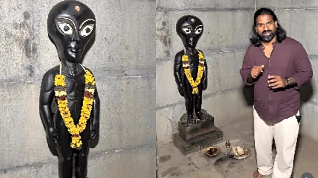 ‘World’s First Alien Temple’ Is In India? Tamil Nadu Man’s ‘Unique Dream’ Leads To A ‘Unique Temple’ | WATCH