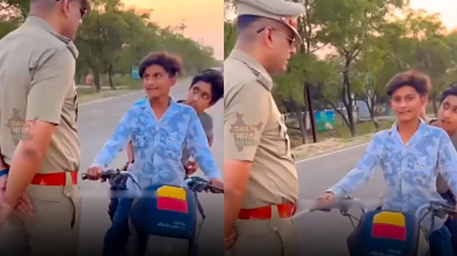 ‘Aise Kaise Ja Rahe Ho Khet Mein’: Cop’s Hilarious Confrontation With Bike Thieves Wins Internet | VIRAL