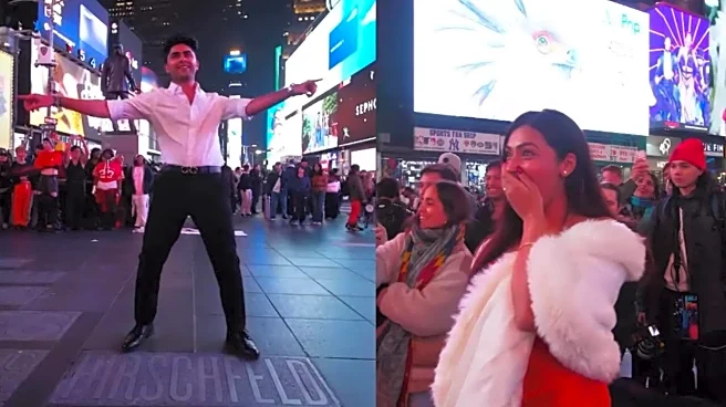 'Desi-Dramatic Moment' At Times Square; Indian Man's Bollywood-Style Proposal Goes Viral | WATCH