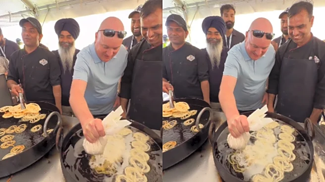 ​New Zealand PM Christopher Luxon Makes Jalebis At Sikh Games! Earns 'Coolest PM’ Title