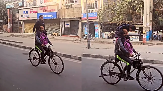 Cutest Video Of The Day! Father-Daughter Duo On Cycle Ride To School Melts Internet