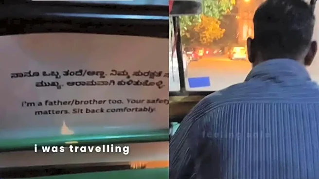 'I’m Father Too. Your Safety…': Rapido Auto Driver’s Note Makes Bengaluru Woman Feel Safe At 12 AM | VIDEO