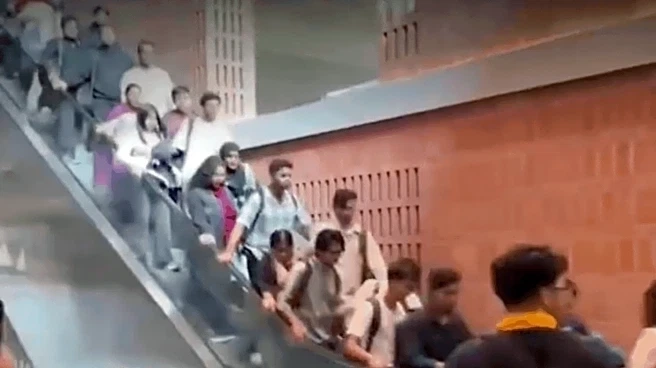 Out-of-Control Escalator At Dhaka University Sends Students Running In Shocking Viral Clip | WATCH
