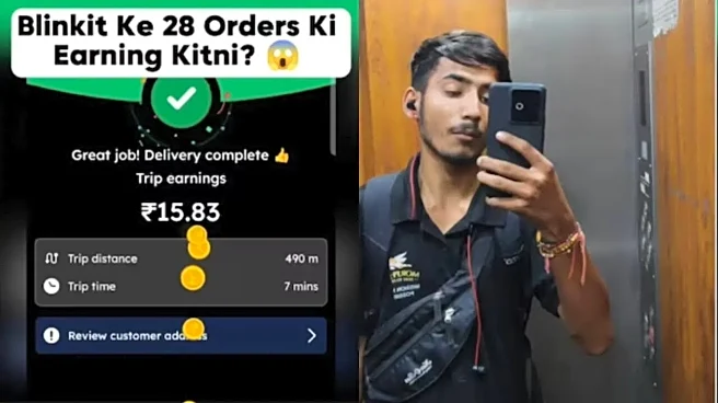 Works 15 Hours, Earns Rs 763: Blinkit Delivery Executive’s Viral Video Triggers Outrage