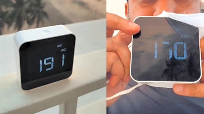 Mumbai Man Puts N95 Mask On Air Quality Monitor– AQI Drops From Almost 200 To… | Viral Video