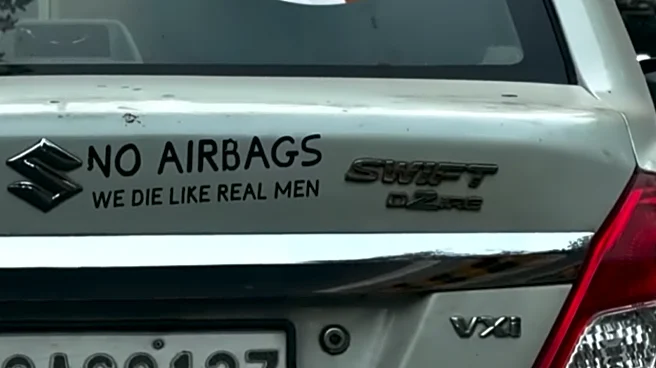 ‘No Airbags, We Die Like Real Men’: Delhi Man’s ‘Cool Quote’ On Car’s Rear Bumper Impresses None!