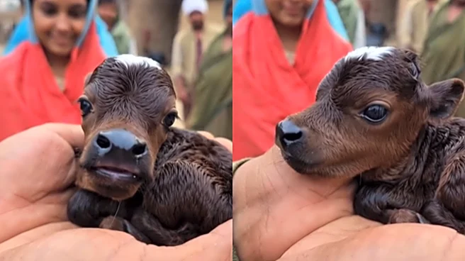 AI-Generated Video Of A Palm-Sized Calf Is Too Adorable To Miss! WATCH