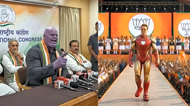 Thanos Joins Congress, Iron Man Backs BJP: BMC Polls Go Viral With AI Twist | WATCH