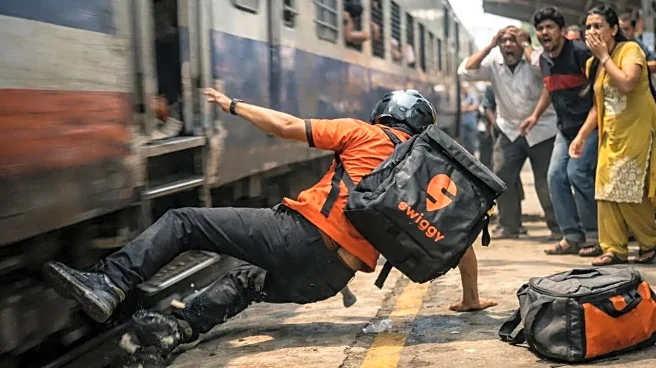 Swiggy Delivery Agent’s 'Scary' Fall From Moving Train Sparks Outrage | Viral Video