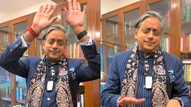 A Very Swift Shift: Shashi Tharoor Jumps on ‘Fate of Ophelia’ Trend in Viral Insta Reel - Watch