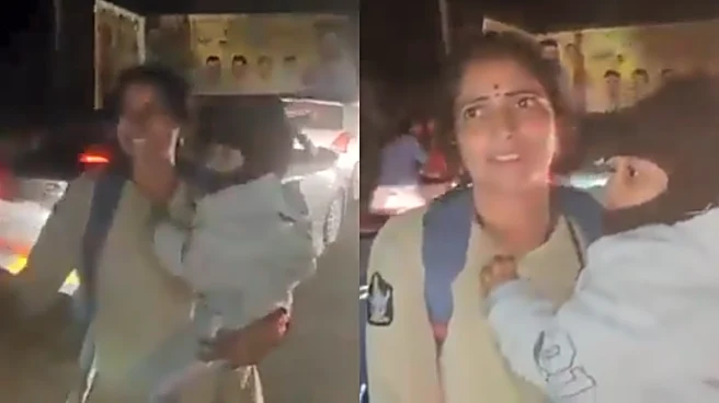 'Off Duty, On Duty, Supermom Duty': Andhra Woman Constable's Selfless Act  Inspires Millions - VIDEO