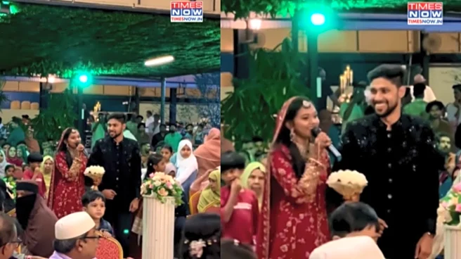 ‘Best Bridal Entry Yet?’ Bride Sings At Her Wedding Entry; Viral Video Wins Internet