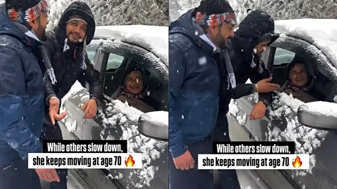 'Aunty Ki Zindadili Ko Salaam'; Meet The 70-Year-Old 'Queen' Driving Through Heavy Snow In Himachal | VIDEO
