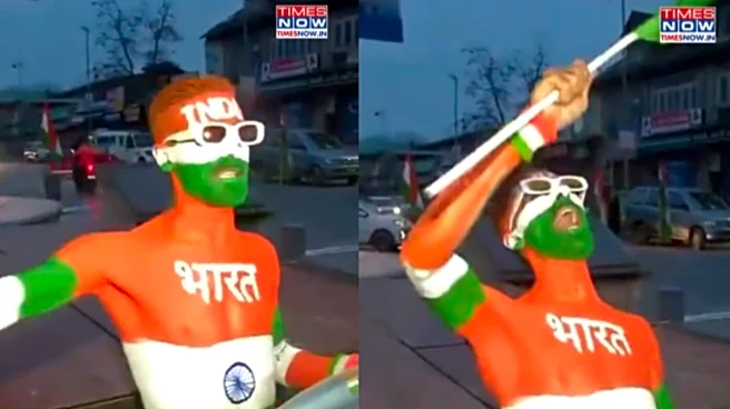 Ahmedabad Man With Mini Model Of BrahMos, Waves National Flag On Republic Day At Srinagar’s Lal Chowk | Viral