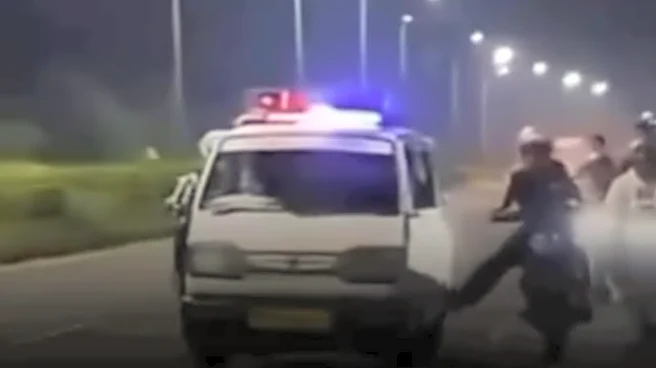 ‘Biker Fraternity Is Proud’: Viral Video Shows Bikers Pushing Ambulance That ‘Ran Out Of Fuel’