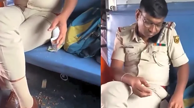 ‘Civic Sense Who?’ Bihar Assistant Sub-Inspector Openly Litters Train Floor With Peanut Shells In Viral Video