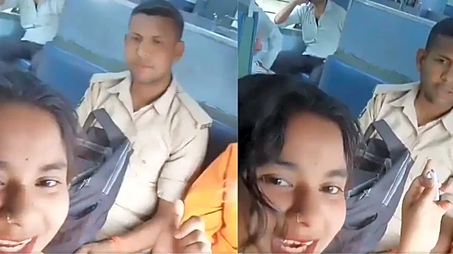 Woman Claims 'Policeman' Gave Her His Number; Viral Video Shows Him Running Away After Being Filmed