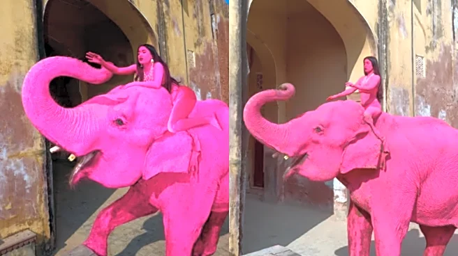 Jaipur Elephant Who Was Painted ‘Pink’ In 2025 For Russian Photographer’s Photoshoot– Died A Month Ago! Viral