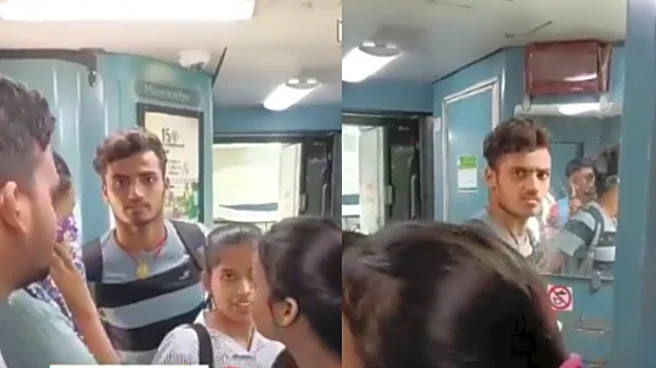 Ticketless Passengers Take Over Train’s AC Coach! Argues On Being Confronted In Viral Video