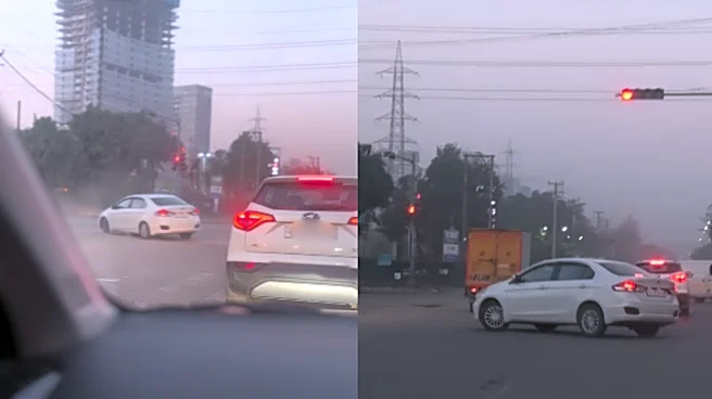 Gurugram Man Recklessly Drifts Car, Drives In Circles At Red Light On Busy Road At ‘6:30 AM’