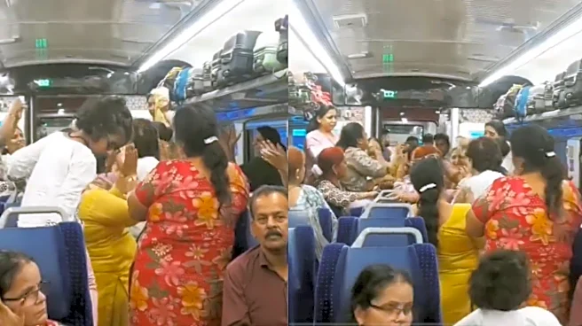 Passengers Dance And Sing Inside Crowded Train Coach, Get Called Out For ‘Nuisance’ & ‘Zero Civic Sense’