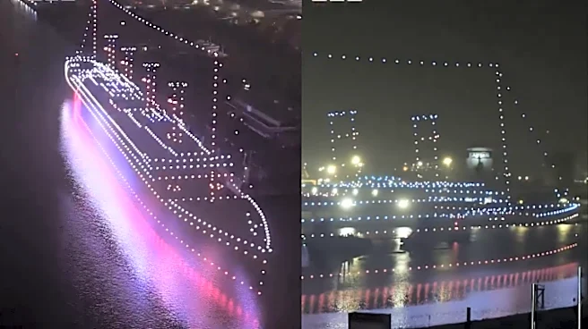 114-Year-Old Tragedy Comes Alive In Northern Ireland’s Belfast! 950 Drones Recreate A Sinking Titanic