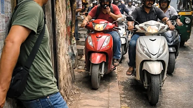 'Ban Gaye Vishwaguru': Man's Furious Rant At Bikers On Footpath Is Viral After Scooty Runs Over His Foot | WATCH