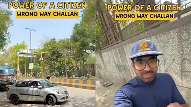'Sabki Halat Tight': How A Man 'Forced' Wrong-Way Drivers To Take U-Turns | WATCH