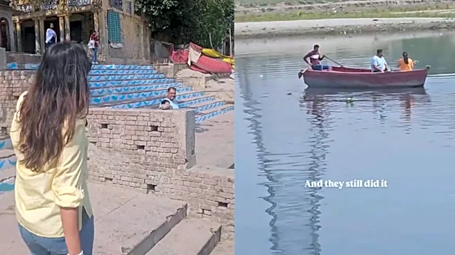 Woman Urges Duo Not To Pollute Yamuna; They Still Perform 'Visarjan' | Viral Video