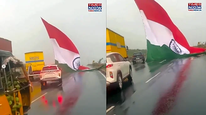 ‘Truly Patriotic’: Commuters Stop On Highway To Pick Up Fallen National Flag