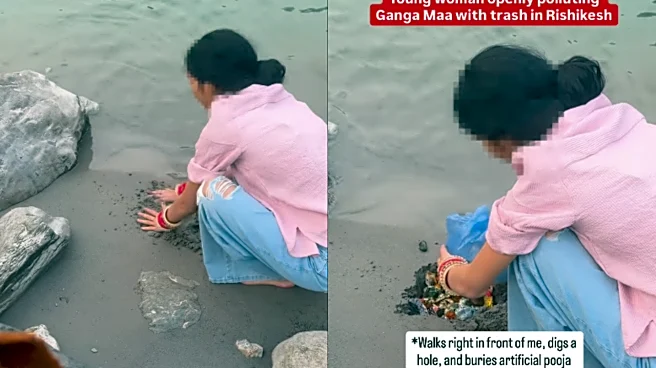 Viral: Foreigner Calls Out Rishikesh Woman For Doing This On Ganga Ghat…