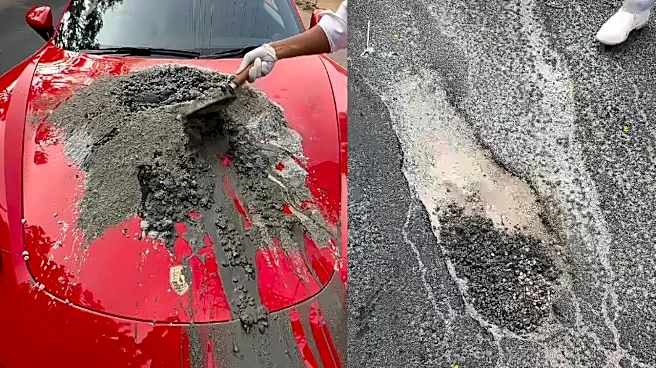 Bengaluru Man Uses Porsche To Fix Pothole, Grabs Internet's Attention | WATCH