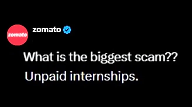 Zomato Labels ‘Unpaid Internships’ The ‘Biggest Scam’; Internet Agrees