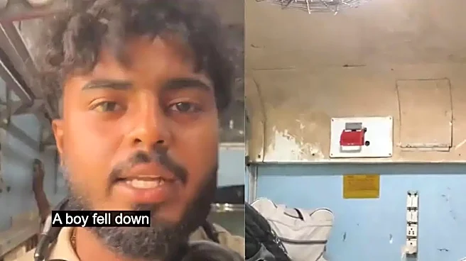 Boy Falls On Track, Passengers Pull Chain, But Train Keeps Moving; Viral Video Claims Inaction