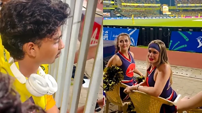 CSK Fan’s ‘More Makeup’ Comment On IPL Cheerleader Backfires! WATCH