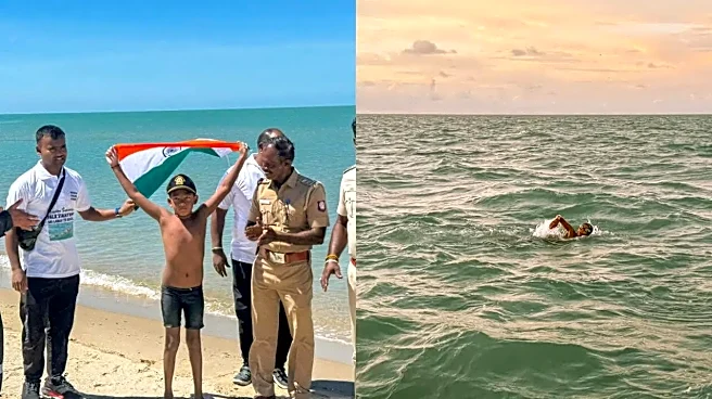 At Just 7, Ranchi Boy Sets World Record, Completes India–Sri Lanka Swim In 9 Hours