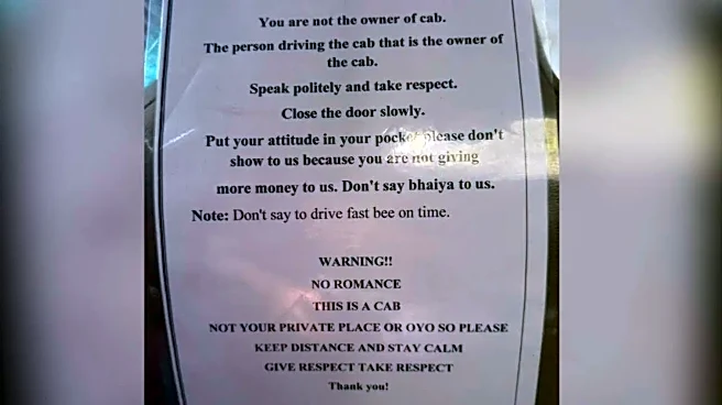 ‘Put Your Attitude In Your Pocket’: Hyderabad Cab Driver’s Note Listing Rules For Passengers Is Viral