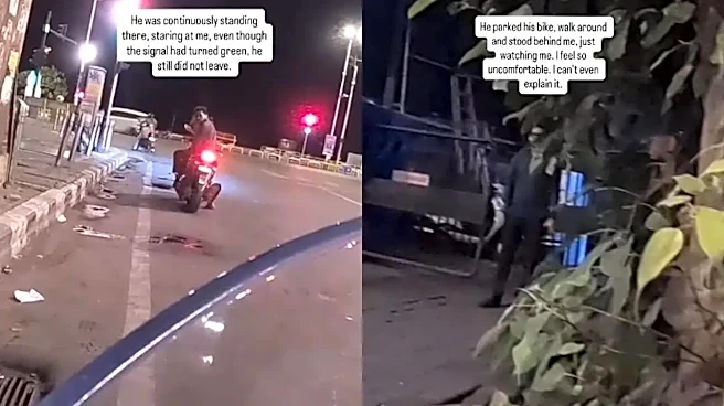 'He Kept Staring At Me': Woman Biker Alleges Man Stalked Her At 3 AM Near Marine Drive | Viral VIDEO