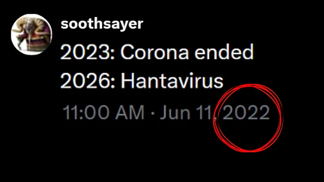 ‘2023 Corona Ended, 2026 Hantavirus’: Eerie X Post From 2022 Predicted Future?