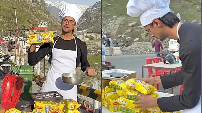 Delhi Influencer Runs Rs 100 Maggi Stall In Mountains - Here’s How Successful It Got