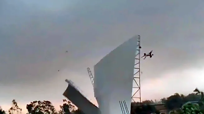 Terrifying Viral Clip Shows Man Flying In Air As UP Storm Wreaks Havoc