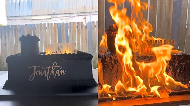 US Baker Burns Down Cake Worth Rs 57,000 On Her Client’s Request! Here’s What Happened…