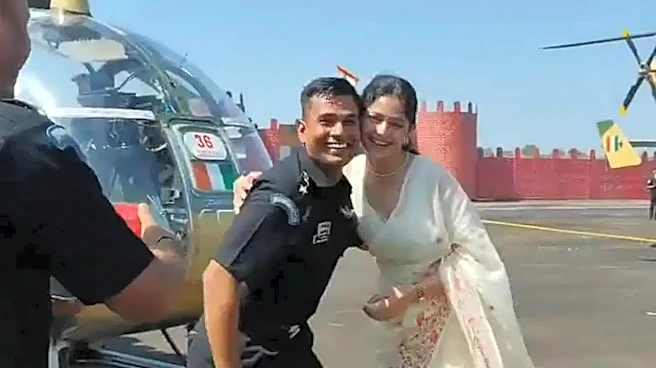 Army Pilot Earns His Wings, Then Drops To One Knee: Surprises Girlfriend With Helicopter-Side Proposal | WATCH