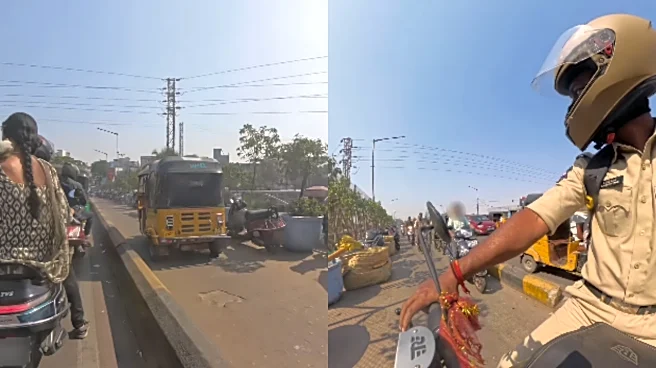 VIDEO: Cop Teaches Lesson To Commuters Driving On Footpath The Hard Way, Earns Praise!